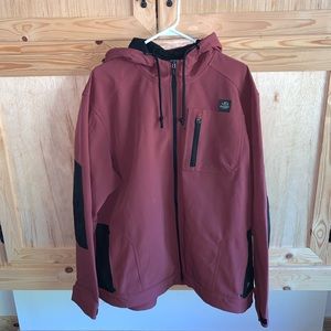 Storm by Dickies hooded zip front lined jacket coat size 2XL